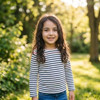 Photo envoyée 3 : enfant fictive créé par IA