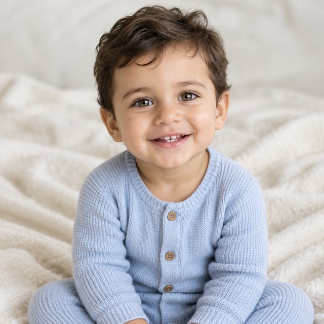 Petit garçon, version 2, image générée par IA