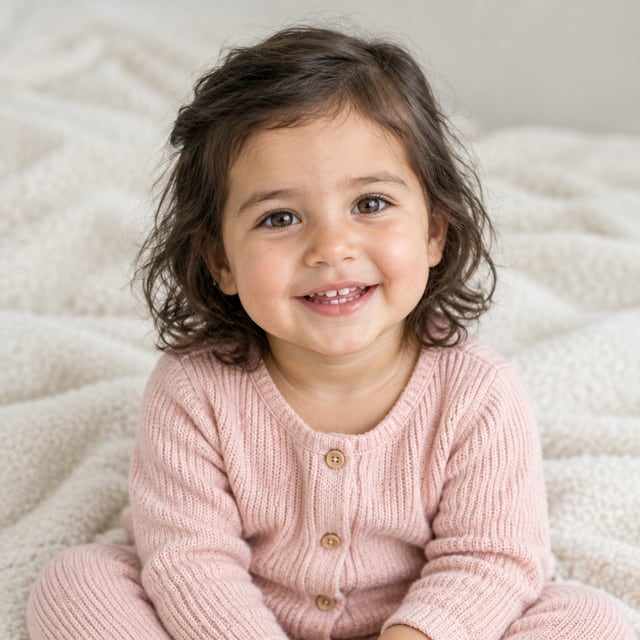 Petite fille, version 2, image générée par IA