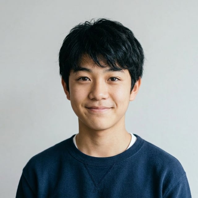 AIで予想した15歳の男の子