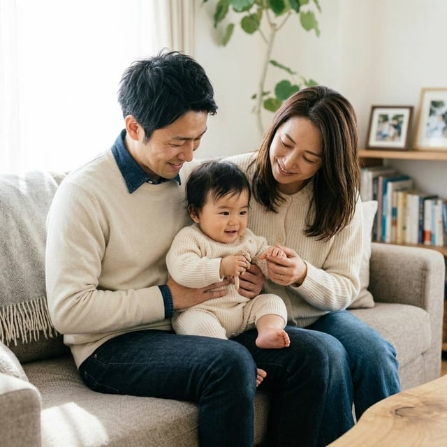 AIで予想した家族写真