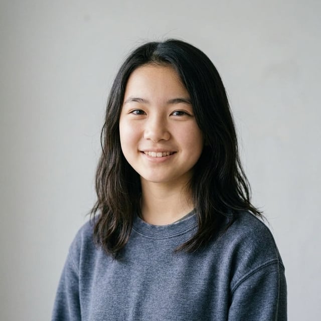 AIで予想した15歳の女の子