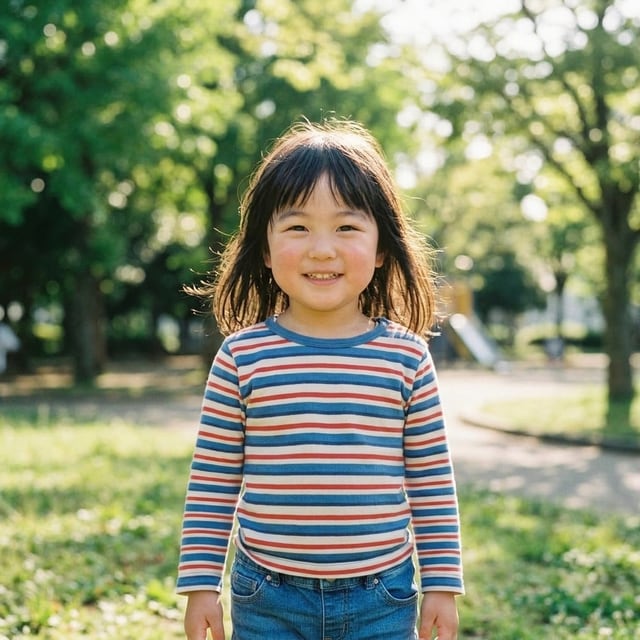 AIで予想した5歳の女の子