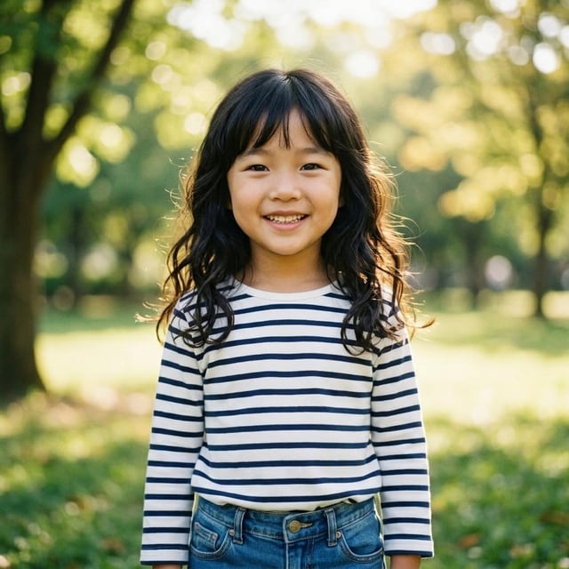 AI로 예측한 5살 여자아이