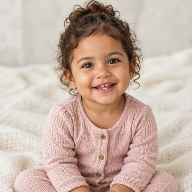 Menina (segundo modelo), previsto por IA